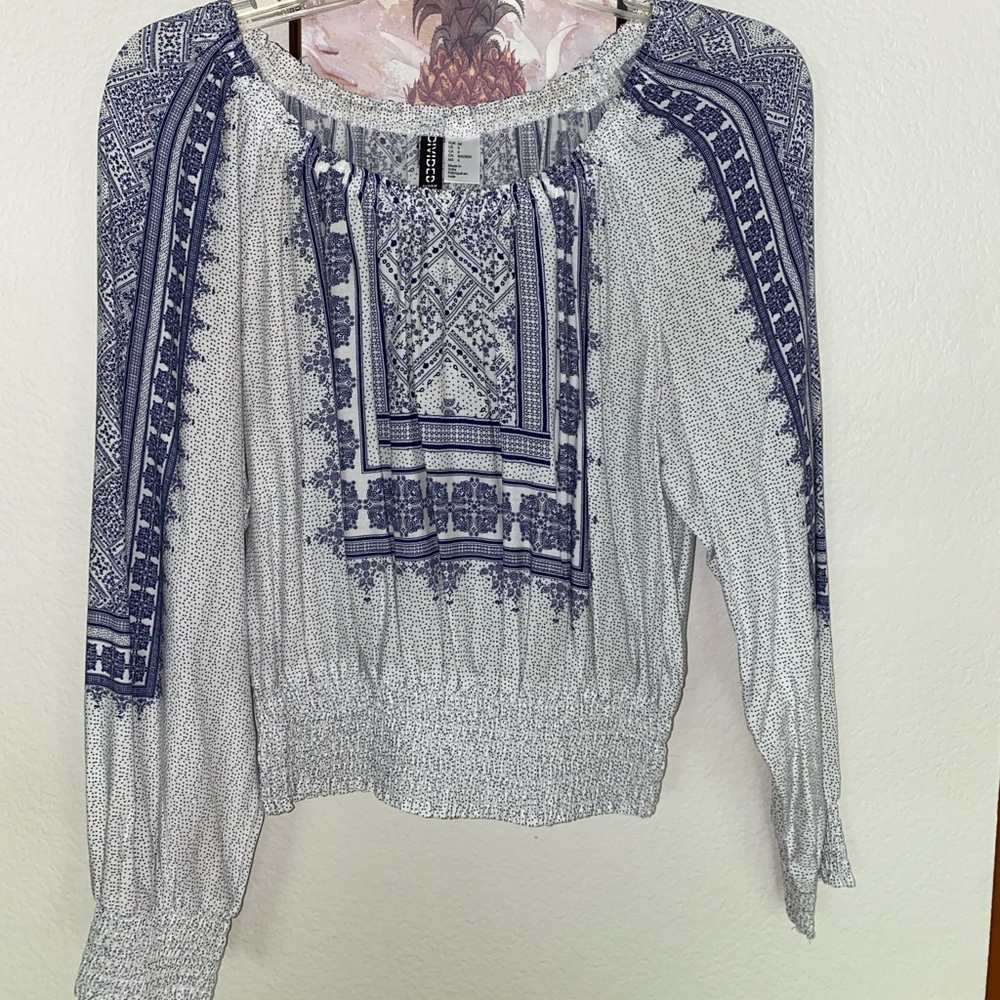 Boho off the shoulder top